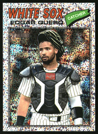 Edgar Quero 2026 Topps Heritage #239 Chrome Silver Sparkle Refractors