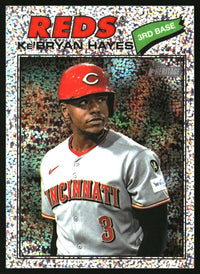 Ke'Bryan Hayes 2026 Topps Heritage #151 Chrome Silver Sparkle Refractors
