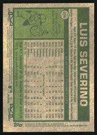 Luis Severino 2026 Topps Heritage #206 Chrome Silver Sparkle Refractors