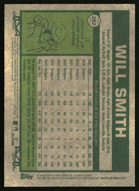 Will Smith 2026 Topps Heritage #282 Chrome Aqua Sparkle Refractors