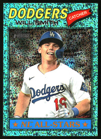 Will Smith 2026 Topps Heritage #282 Chrome Aqua Sparkle Refractors