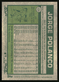 Jorge Polanco 2026 Topps Heritage #135 Chrome Aqua Sparkle Refractors