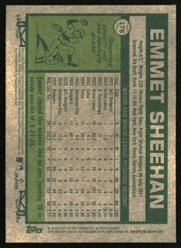 Emmet Sheehan 2026 Topps Heritage #178 Chrome Aqua Sparkle Refractors