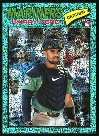 Harry Ford 2026 Topps Heritage #59 Chrome Aqua Sparkle Refractors RC