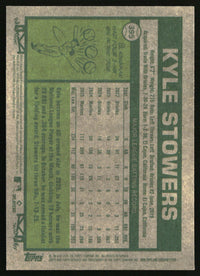Kyle Stowers 2026 Topps Heritage #395 Chrome Aqua Sparkle Refractors