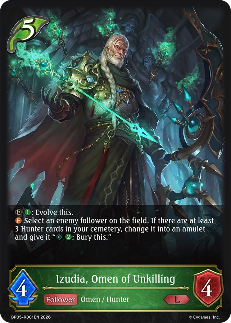Izudia, Omen of Unkilling (BP05-R001EN) [Eightfold Retribution]