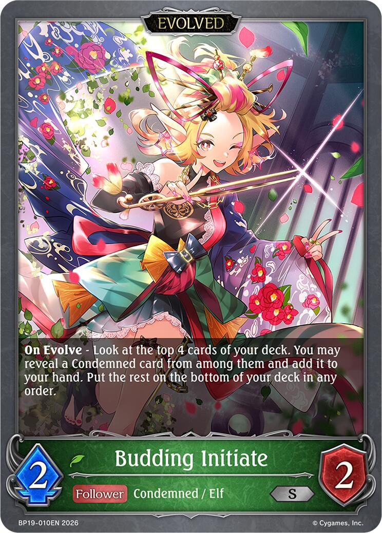 Budding Initiate (Evolved) (BP19-010EN) [Eightfold Retribution]