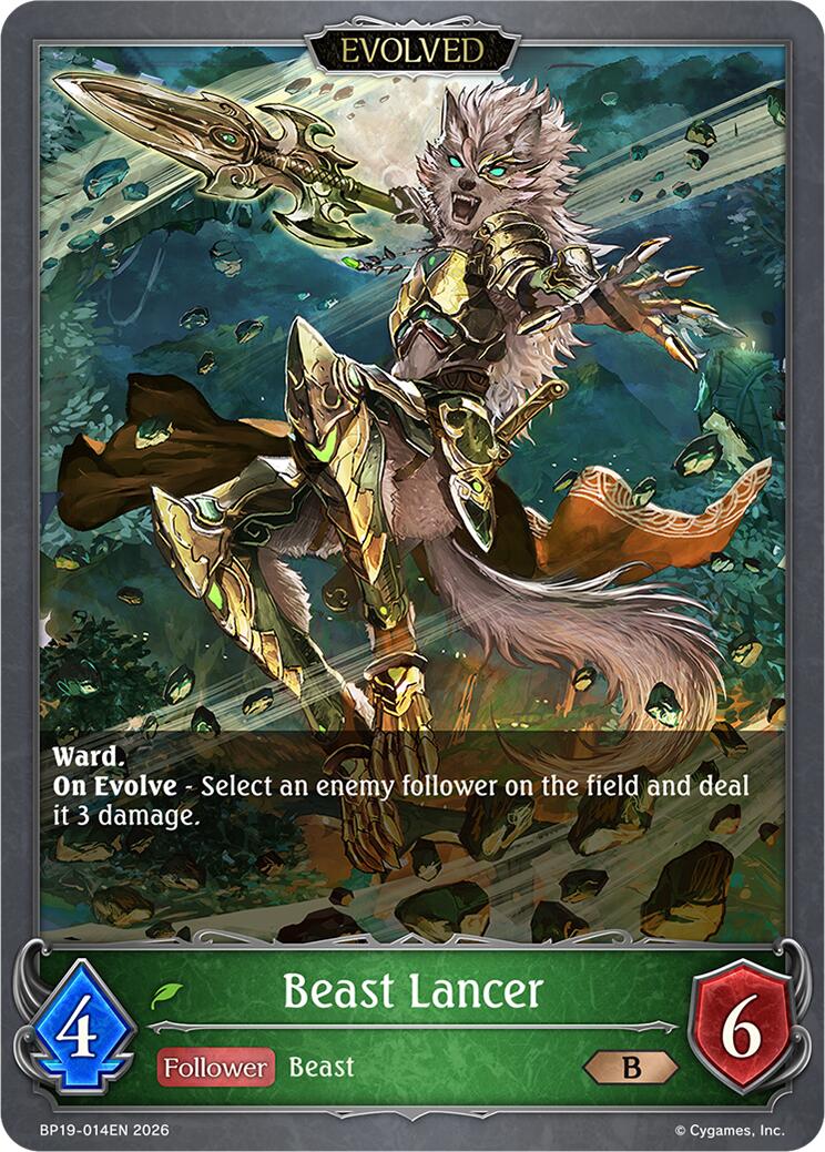 Beast Lancer (Evolved) (BP19-014EN) [Eightfold Retribution]