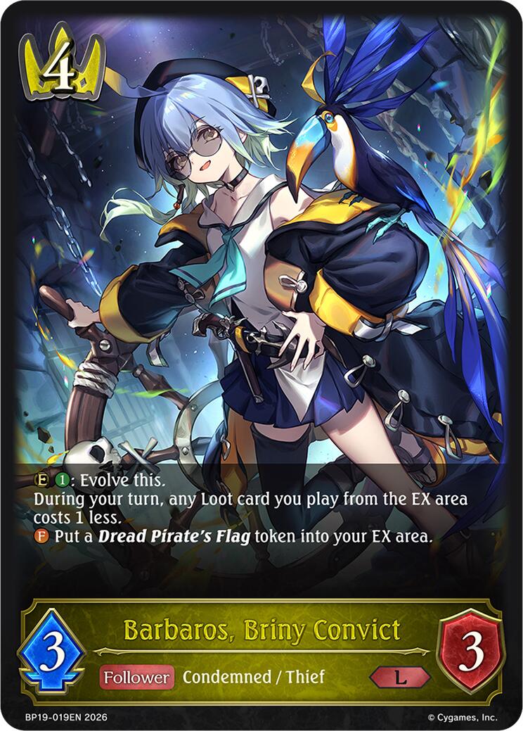 Barbaros, Briny Convict (BP19-019EN) [Eightfold Retribution]