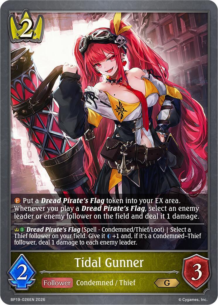 Tidal Gunner (BP19-026EN) [Eightfold Retribution]