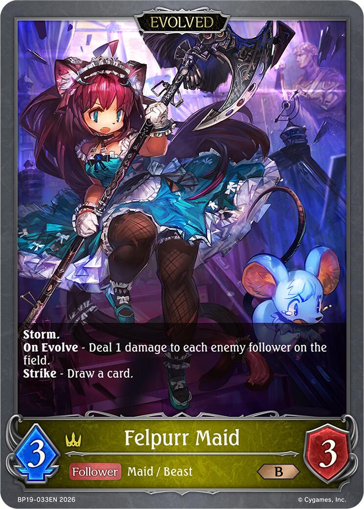 Felpurr Maid (Evolved) (BP19-033EN) [Eightfold Retribution]