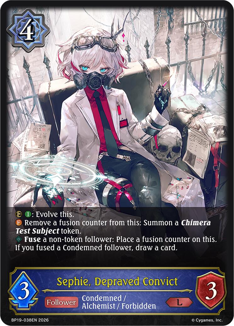 Sephie, Depraved Convict (BP19-038EN) [Eightfold Retribution]