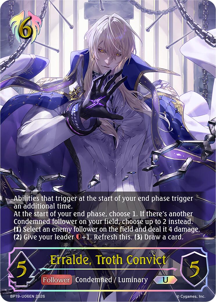 Erralde, Troth Convict - U06EN (Foil) (BP19-U06EN) [Eightfold Retribution]