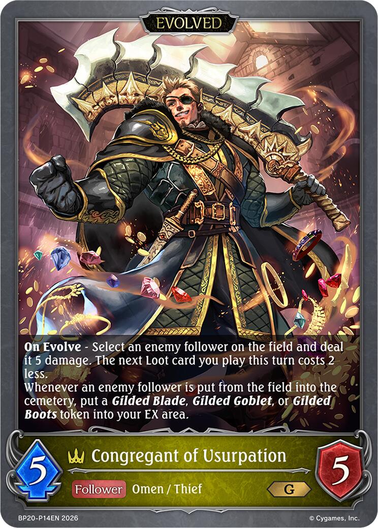 Congregant of Usurpation (Evolved) - P14EN (Foil) (BP20-P14EN) [Omens and Heirs]