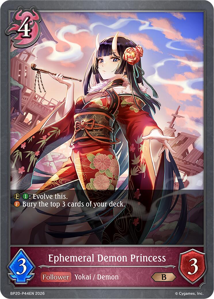 Ephemeral Demon Princess - P44EN (Foil) (BP20-P44EN) [Omens and Heirs]