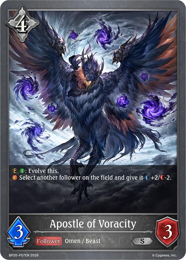 Apostle of Voracity - P57EN (Foil) (BP20-P57EN) [Omens and Heirs]