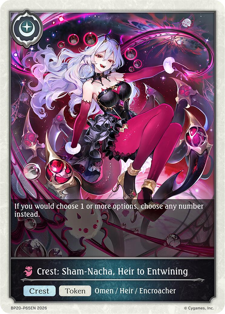 Crest: Sham-Nacha, Heir to Entwining - P65EN (Foil) (BP20-P65EN) [Omens and Heirs]