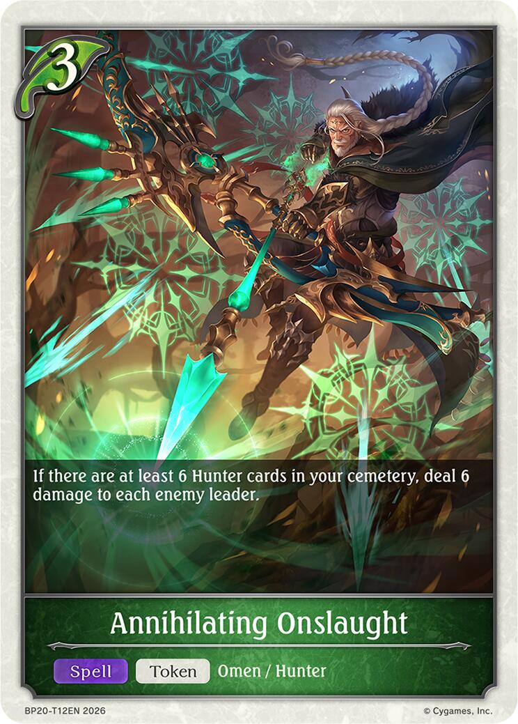 Annihilating Onslaught (BP20-T12EN) [Omens and Heirs]