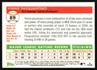 Vinnie Pasquantino 2025 Topps Chrome Platinum #89 Prism Refractors