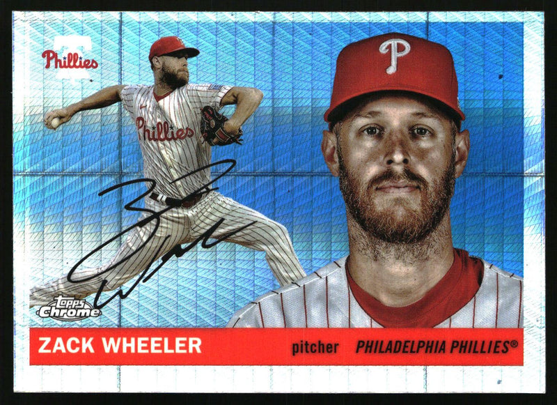 Zack Wheeler 2025 Topps Chrome Platinum #120 Prism Refractors