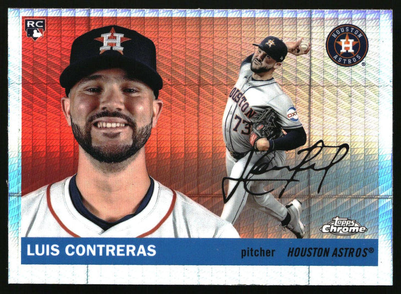 Luis Contreras 2025 Topps Chrome Platinum #345 Prism Refractors RC