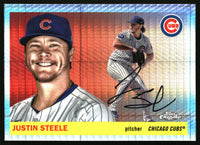 Justin Steele 2025 Topps Chrome Platinum #151 Prism Refractors