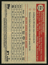 Eugenio Suarez 2021 Topps Chrome Platinum Anniversary #216 Aqua Wave Refractor