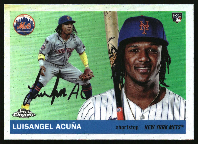 Luisangel Acuña 2025 Topps Chrome Platinum #253 Refractors RC