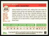 Johnny Bench 2025 Topps Chrome Platinum #454 Refractors