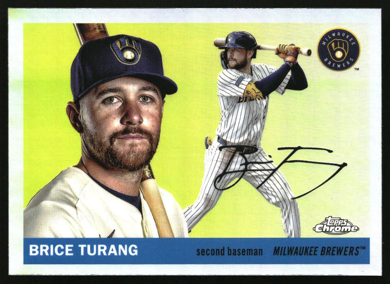 Brice Turang 2025 Topps Chrome Platinum #119 Refractors