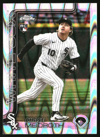 Chase Meidroth 2025 Topps Chrome Update #USC75 RayWave Refractor RC