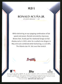 Ronald Acuña Jr. 2026 Topps #MLB-5 Topps Collector Kit