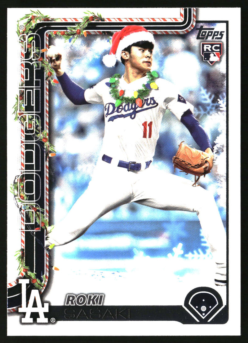Roki Sasaki 2025 Topps Holiday #H23b