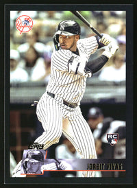 Jorbit Vivas 2025 Topps Archives #196 Black Foilboard RC