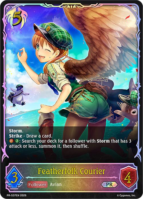 Featherfolk Courier (PR-537) (PR-537EN) [Promotional Cards]