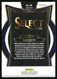 Cam Smith 2025 Panini Select #46 Silver Prizms RC