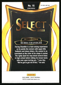 Bubba Chandler 2025 Panini Select #16 Silver Prizms