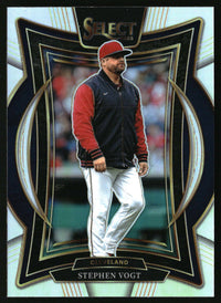 Stephen Vogt 2025 Panini Select #58 Silver Prizms