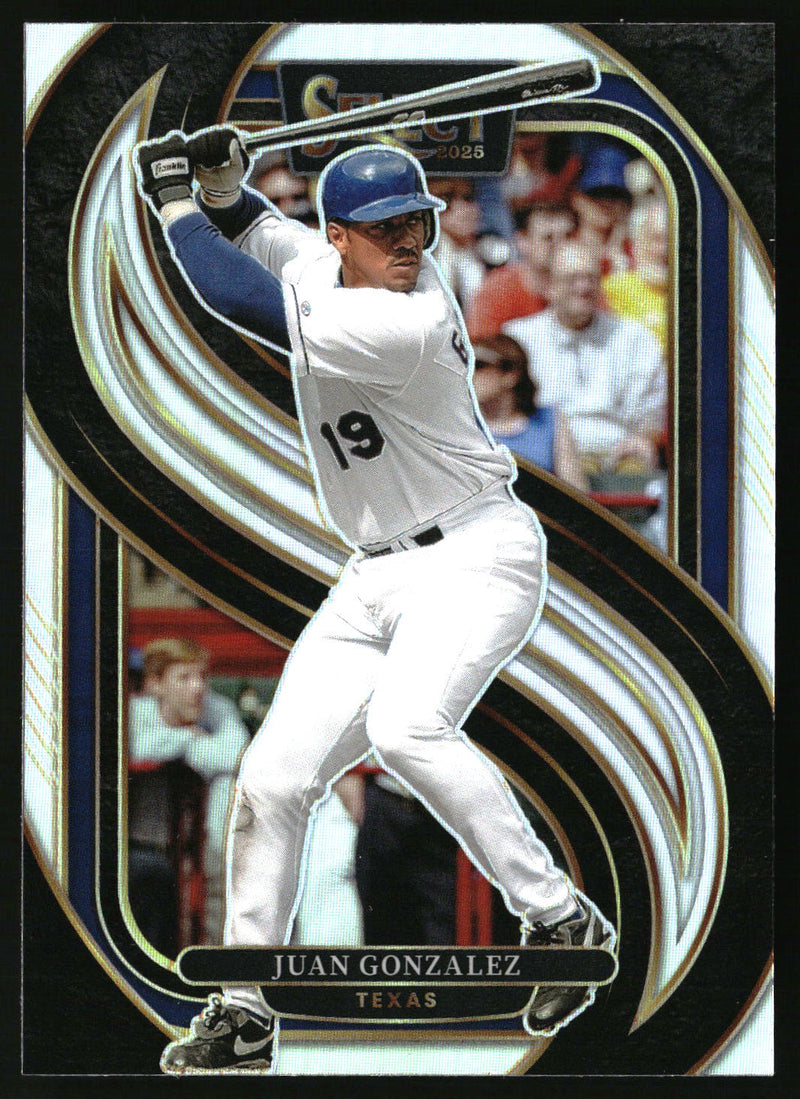 Juan Gonzalez 2025 Panini Select #190 Silver Prizms