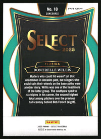 Dontrelle Willis 2025 Panini Select #18 Silver Prizms