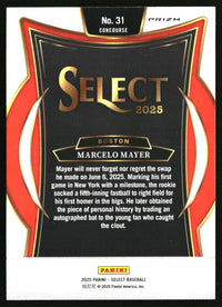 Marcelo Mayer 2025 Panini Select #31 Silver Prizms