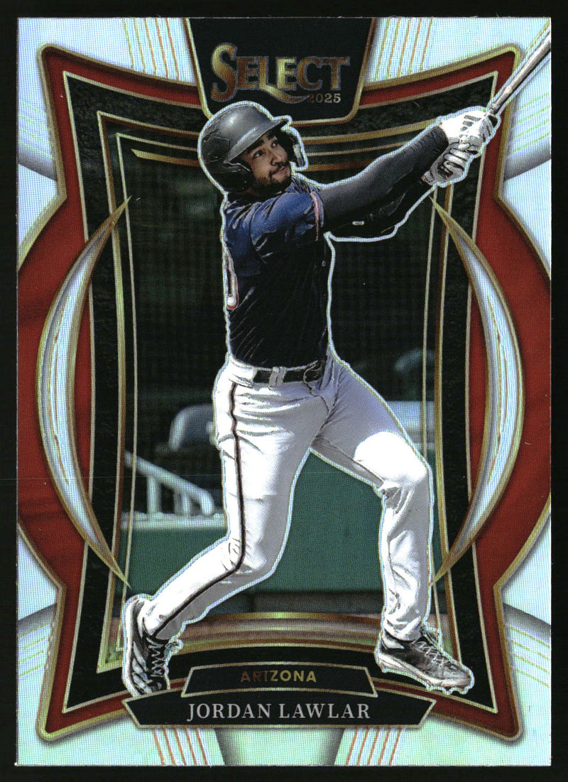 Jordan Lawlar 2025 Panini Select #62 Silver Prizms