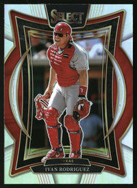Ivan Rodriguez 2025 Panini Select #48 Silver Prizms