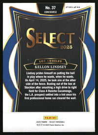 Kellon Lindsey 2025 Panini Select #37 Silver Prizms