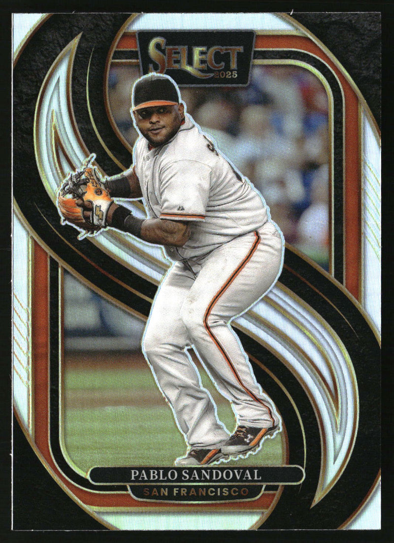 Pablo Sandoval 2025 Panini Select #165 Silver Prizms