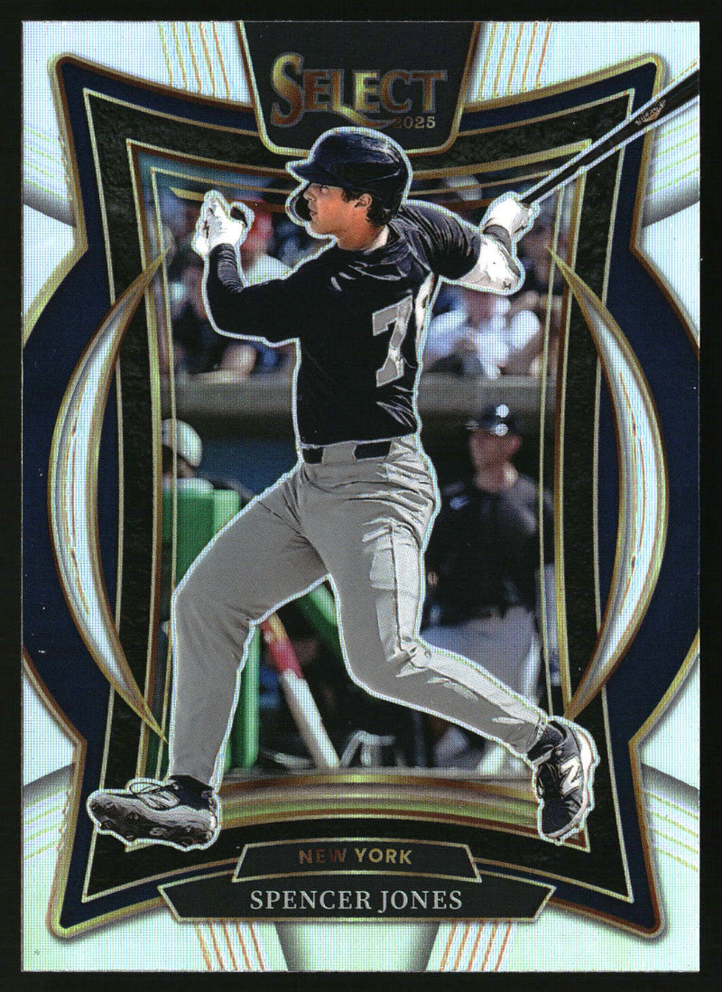 Spencer Jones 2025 Panini Select #99 Silver Prizms