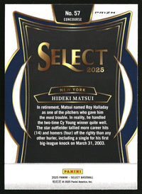 Hideki Matsui 2025 Panini Select #57 Silver Prizms