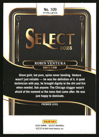 Robin Ventura 2025 Panini Select #109 Silver Prizms