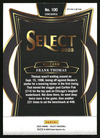 Frank Thomas 2025 Panini Select #100 Silver Prizms