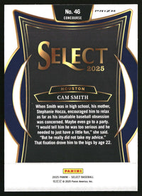 Cam Smith 2025 Panini Select #46 Silver Prizms RC
